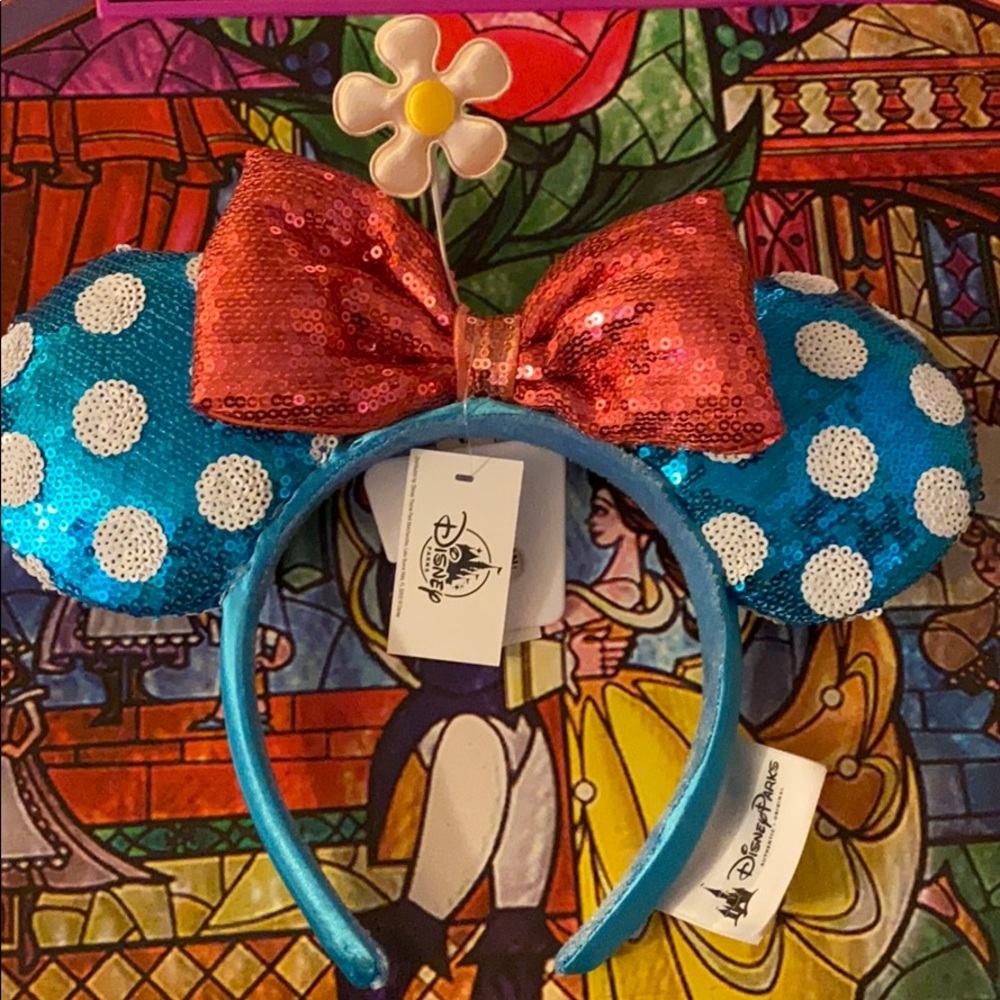 Polka dot Disney Minnie Mouse ears